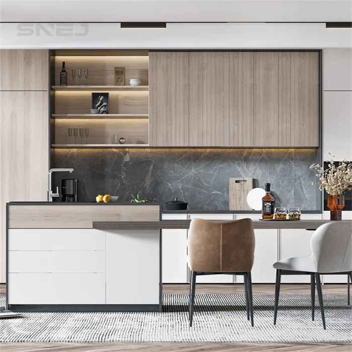 Luxury Kitchen Cabinet Mid Century